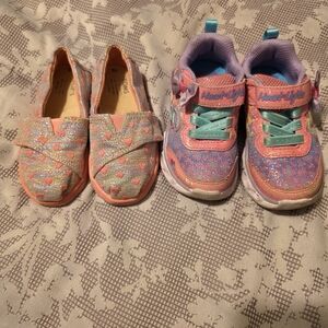 Toms Kids Sneakers - Pink and Purple